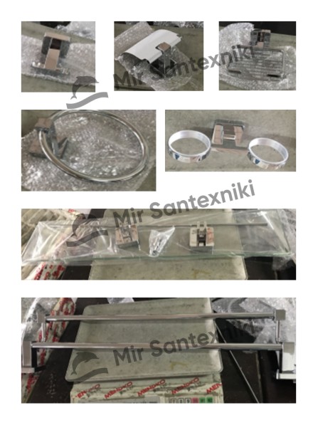 Набор для ванной Debora 4 (хром)